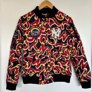 MLB 18” PTP New York Yankees Graphic Bomber Jacket, Streetwear, Size Small